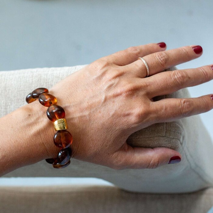 PARABAYA PARABAYA ARMBAND BOMBOM-AMBRE