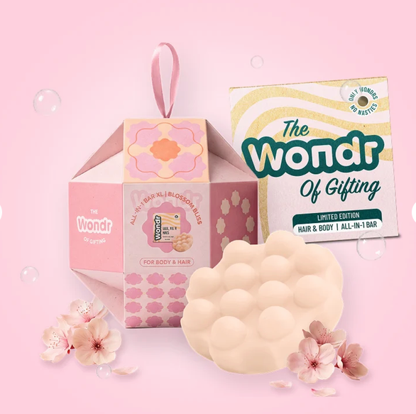 WONDR WONDR GIFT BOX ORNAMENT BLOSSOM BLISS