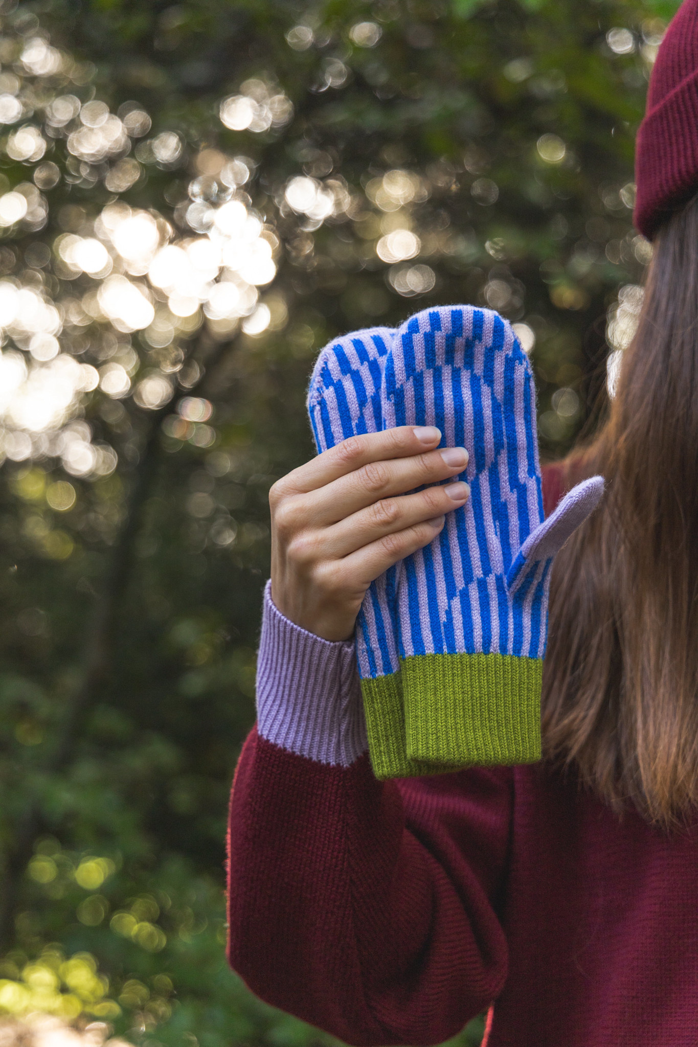 WOLVIS WOLVIS MITTENS TNR COBALT