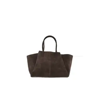 ZUSSS ZUSSS SUEDE SHOPPER BAG DARK CHOCO