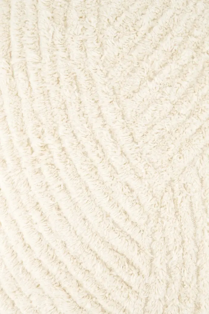 ZUSSS ZUSSS CUSHION BOUCLÉ WOVEN PATTERN 30X50CM OFF WHITE