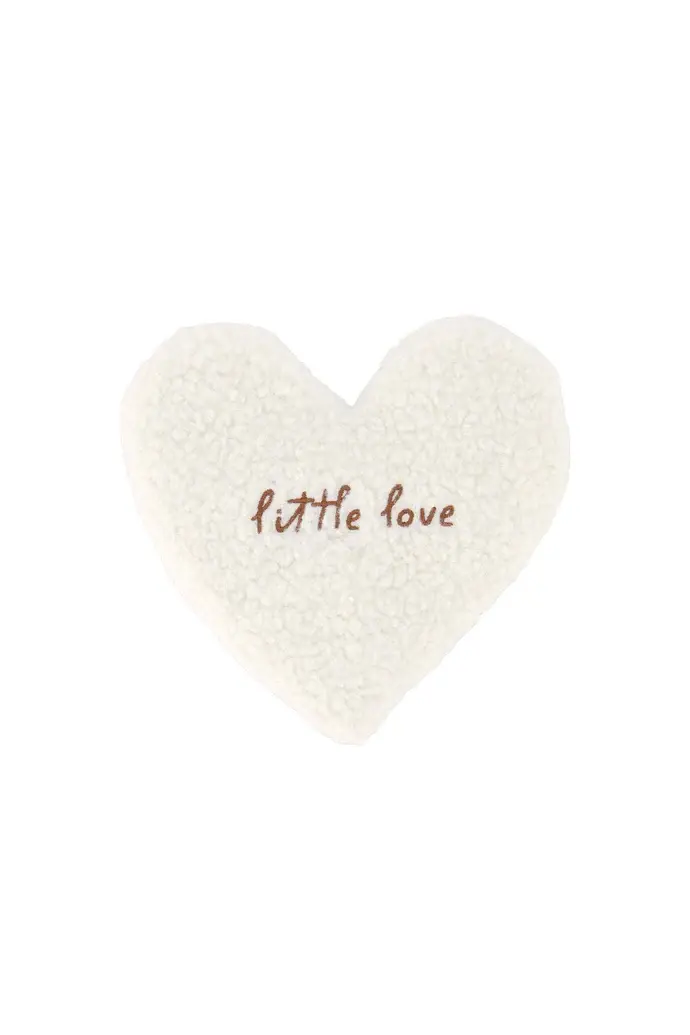 ZUSSS ZUSSS HEAT PILLOW LITTLE LOVE WHITE / BROWN