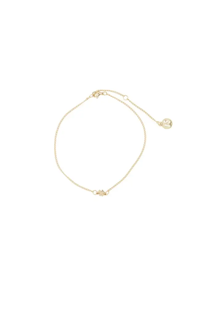 ZUSSS ZUSSS BRACELET IN GIFTBOX LUCKY WITH A FRIEND LIKE YOU RED / WHITE / GOLD
