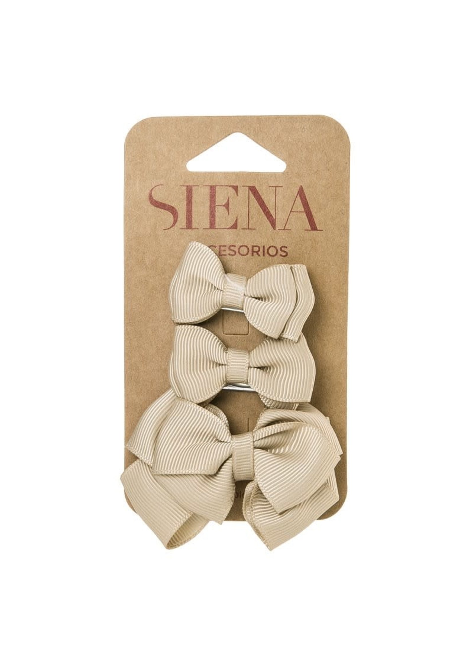 Siena SIENA Pack 3 clips beige