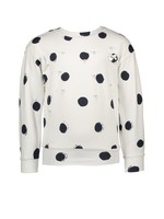 LE CHIC Sweater "Painted Dots" wit