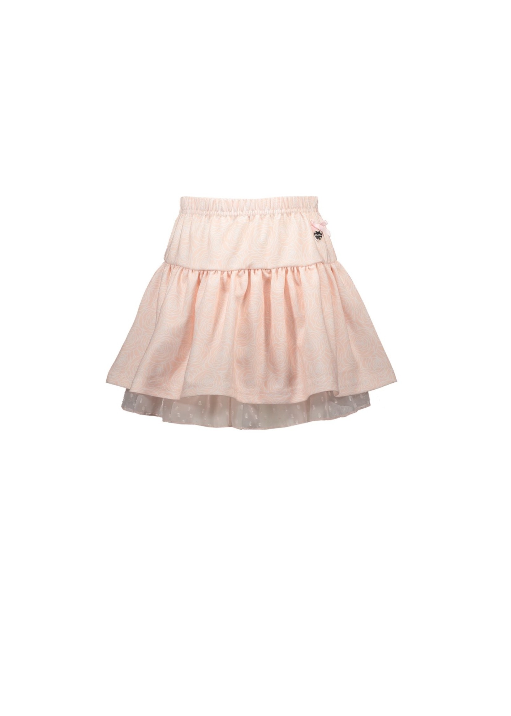 LE CHIC Rok "Field of Roses" pink