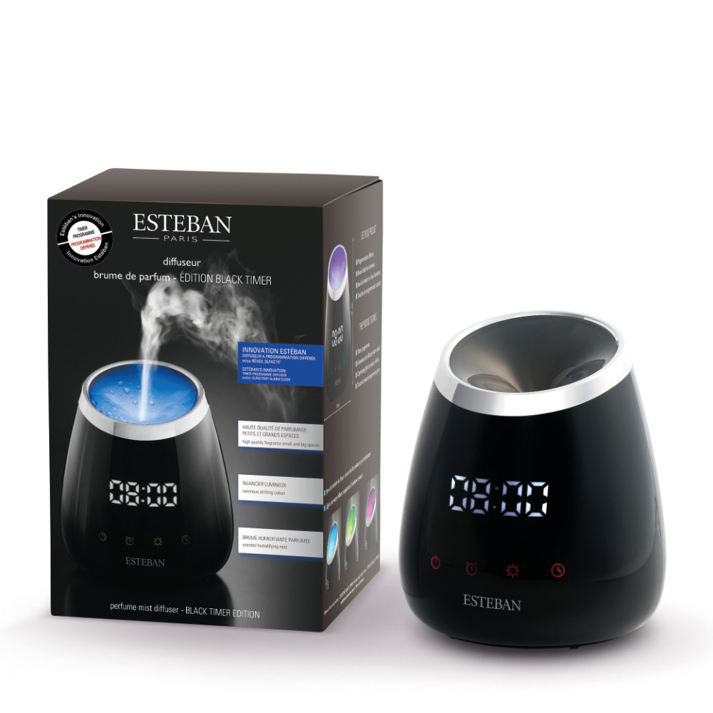 Esteban Mist Diffuser - Black Timer