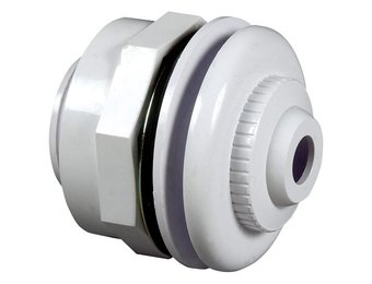 Hayward inlaatfitting prefab en polyesterbaden - 19MM