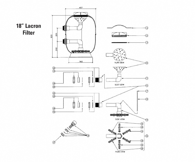 Lacron Zandfilter Hi Rate 9m3
