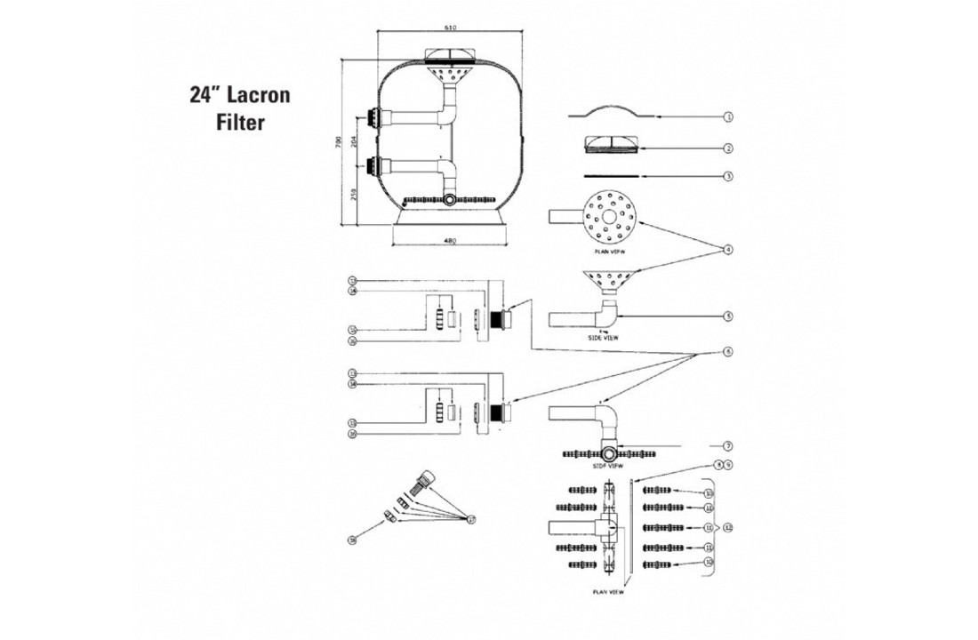 Lacron Zandfilter Hi Rate 15m3