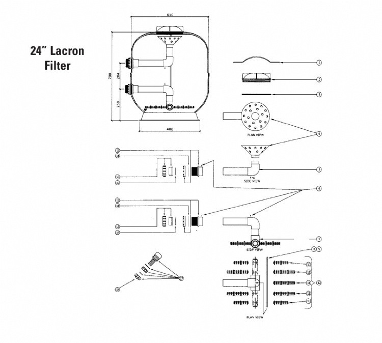 Lacron Zandfilter Hi Rate 15m3