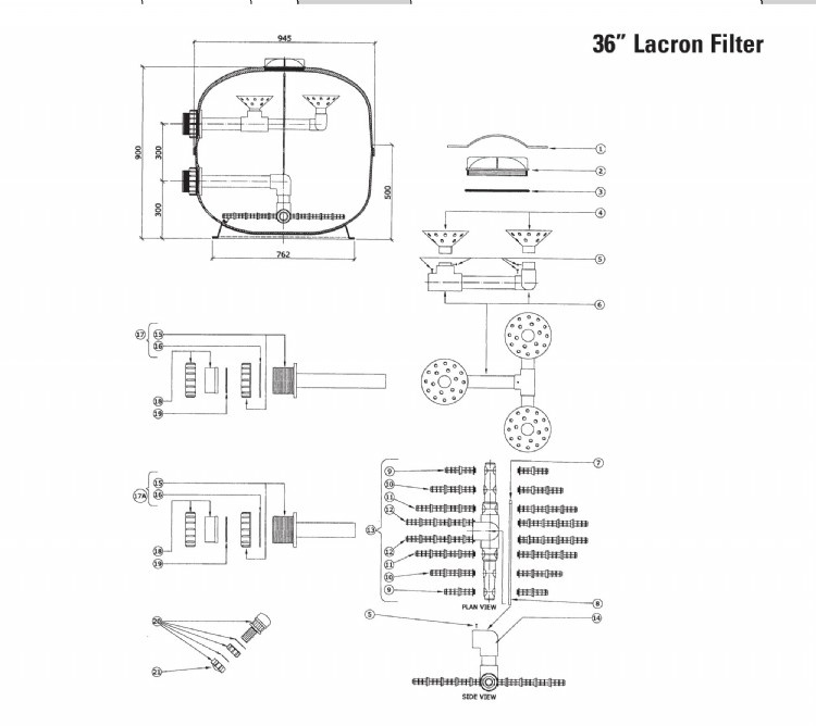 Lacron Zandfilter Hi Rate 30m3