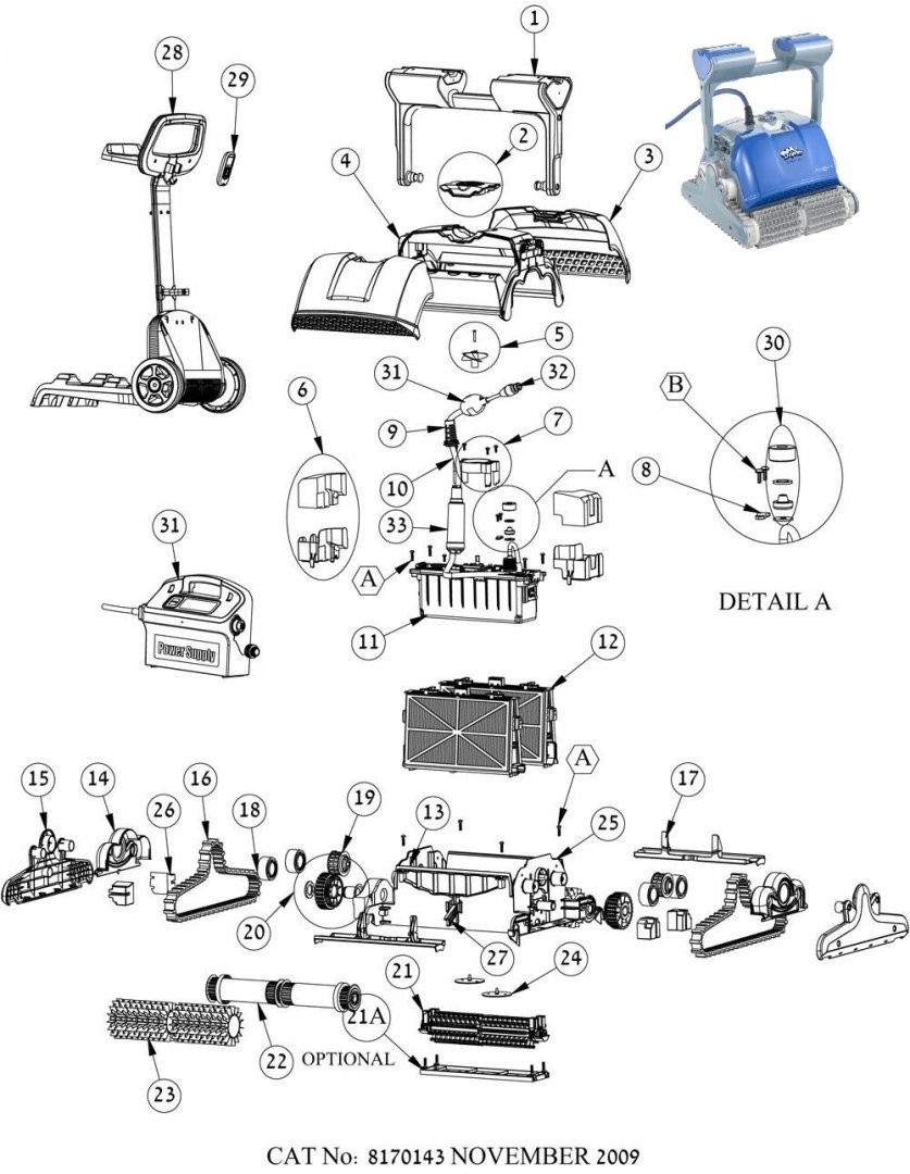 Dolphin M500 Zwembadrobot