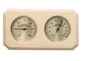 Thermo-Hygrometer Pine horizontaal 255x140mm