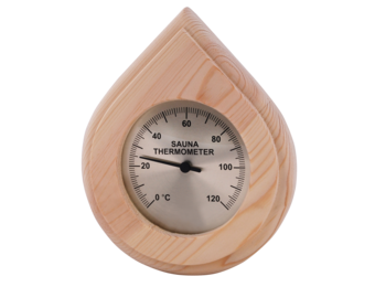 Thermometer druppelvorm Pine