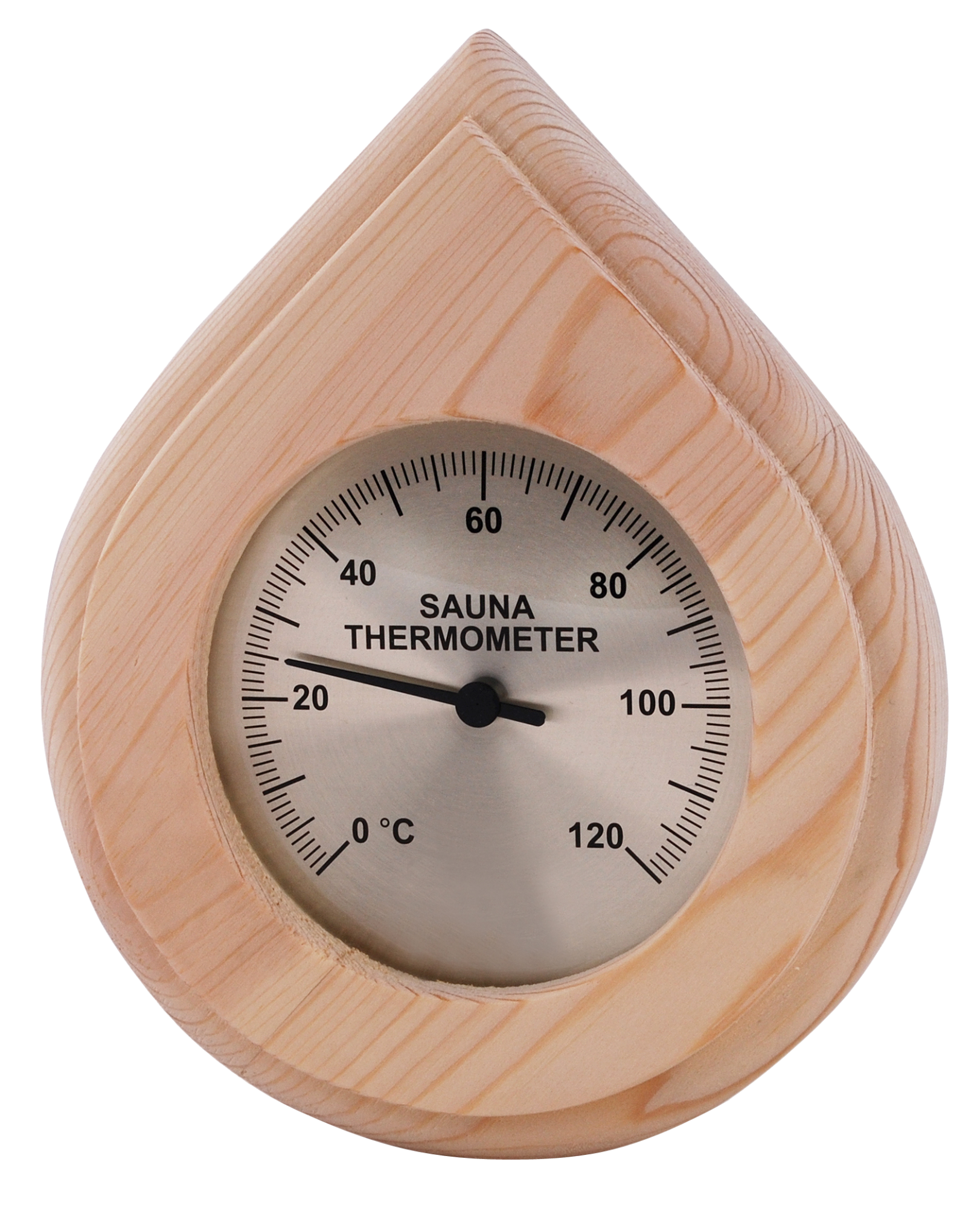 Thermometer druppelvorm Pine