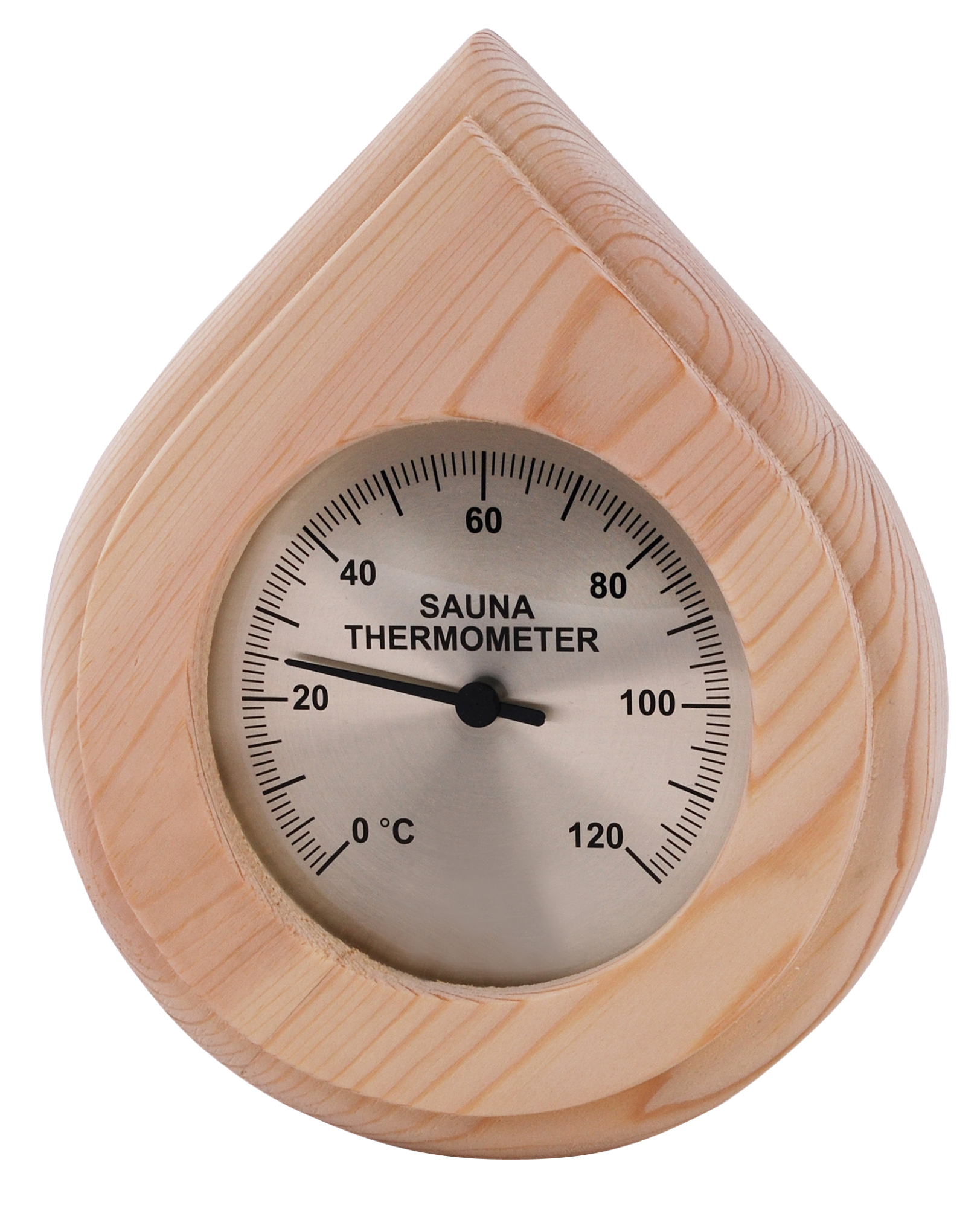 Thermometer druppelvorm Pine