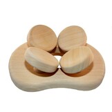 Schotelmodel hoofdsteun Abachi