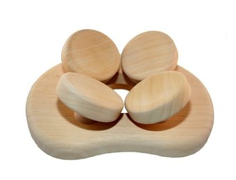 Schotelmodel hoofdsteun Abachi