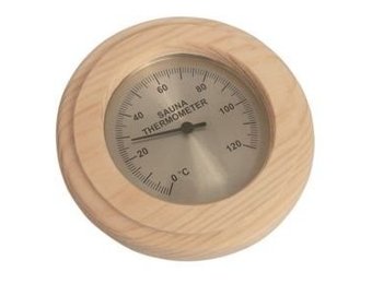 Thermo-Hygrometer Pine rond
