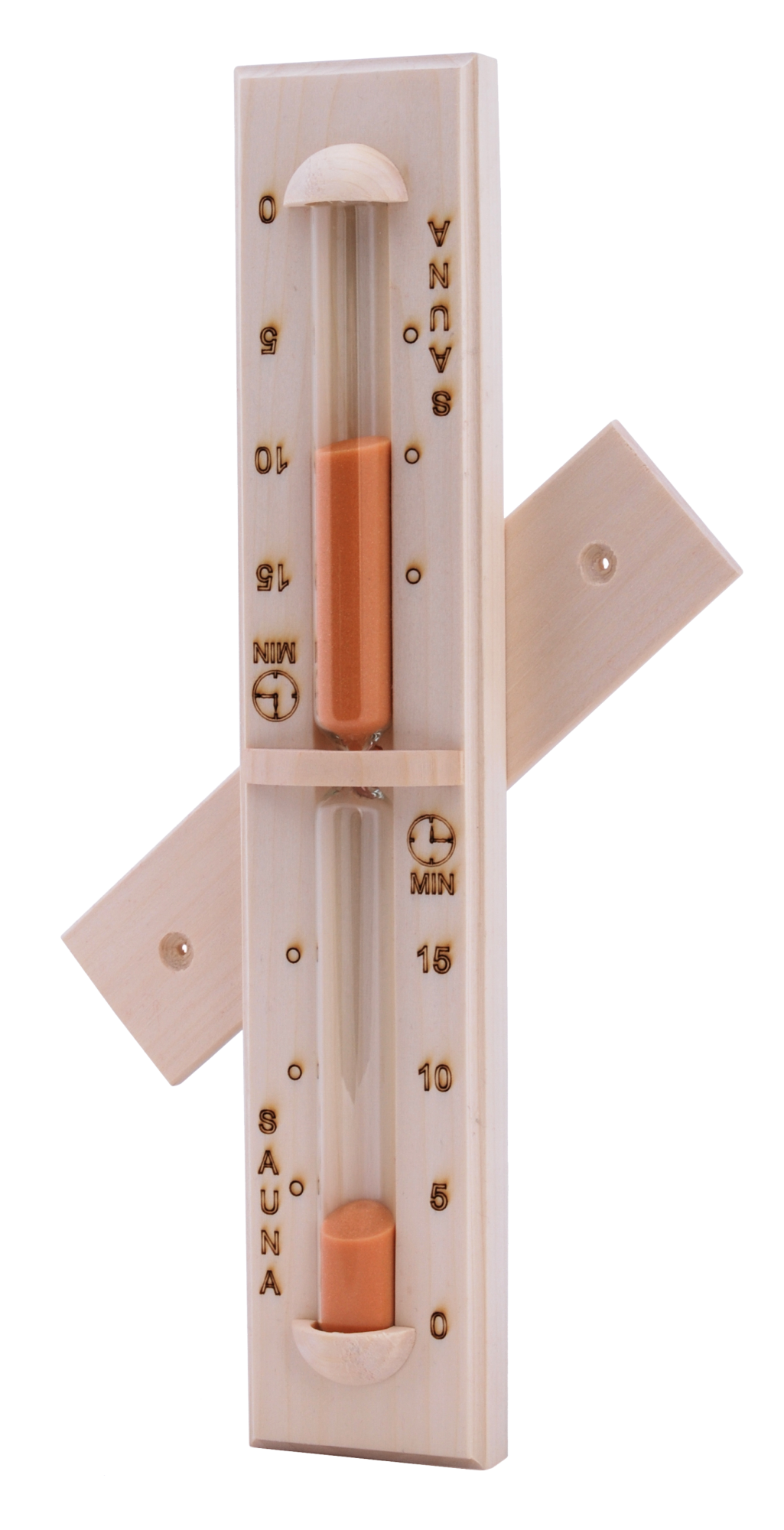 Sauna zandloper wandmodel in espen