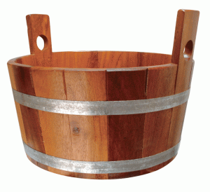 Voetenbak Kambala 16 liter, blank gelakt