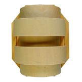 Saunalamp met houten lampenkap