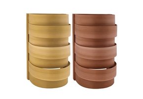 Sauna houten lampenkap