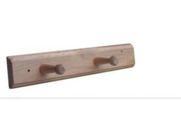 Kapstok 2-haaks model hout