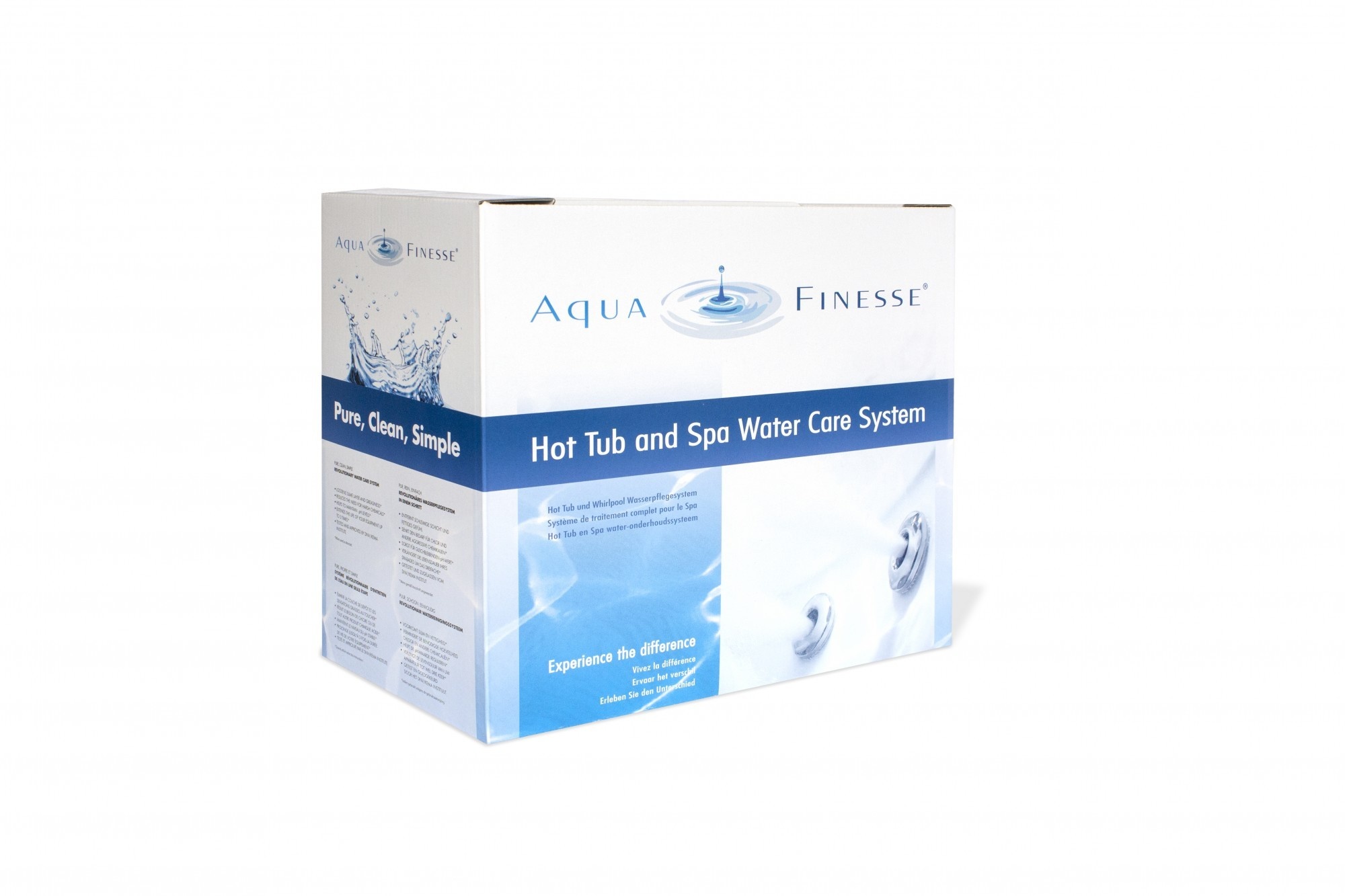 AquaFinesse Spa en Hot Tub Water Care box Nederlandse Markt