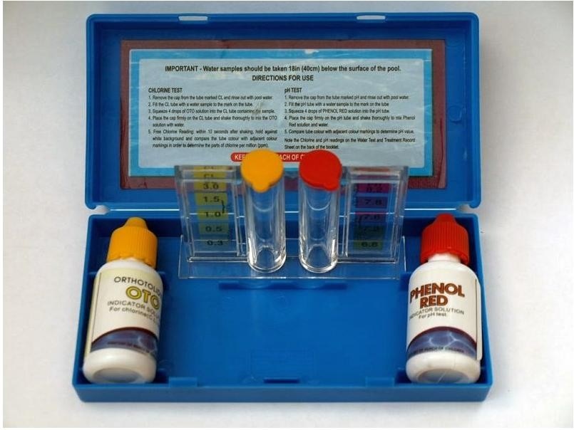 Kokido Pooltester pH en RX - Testset met vloeistof