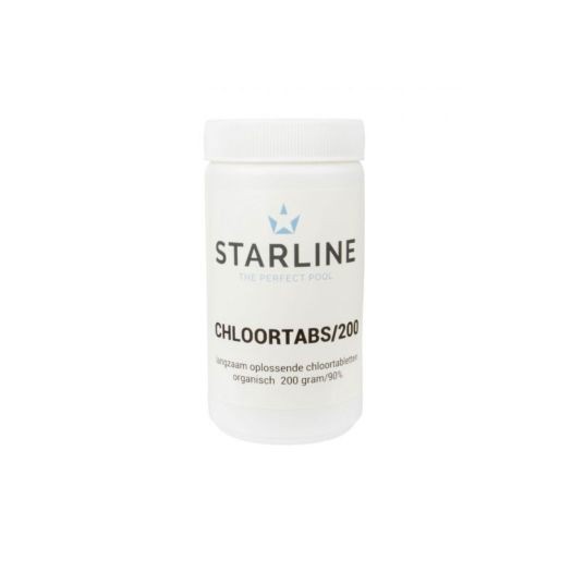 Starline chloortabs chloortabletten 200 grams 1 Kg