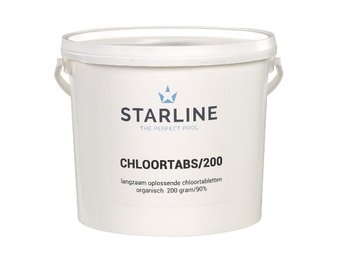 Starline chloortabs chloortabletten 200 grams 5 Kg