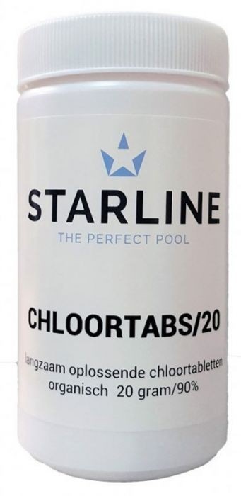 Starline Chloortabs / Chloortabletten 20 Grams 1 Kg