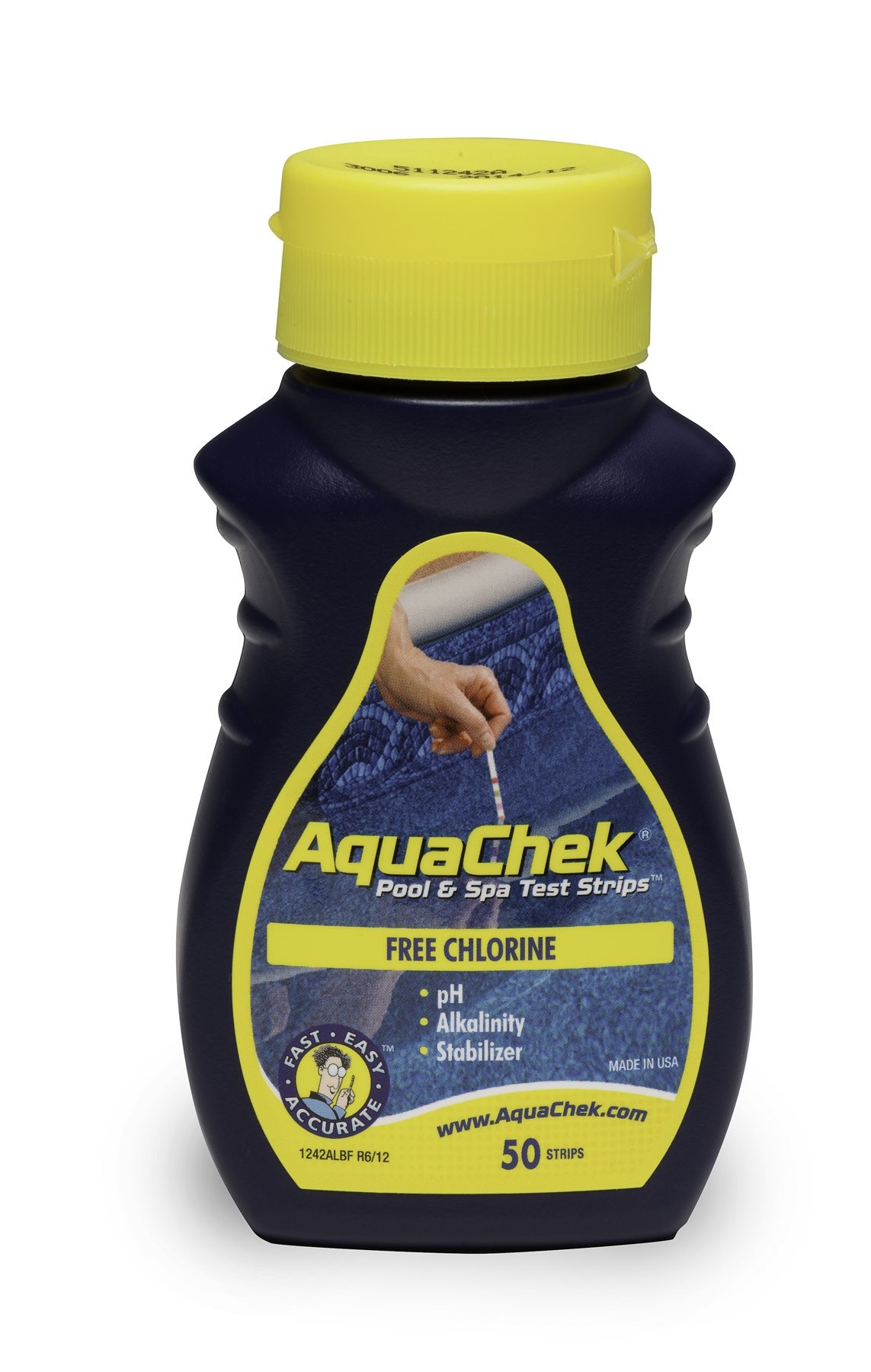 Aquachek Geel 4 in 1 Zwembadwater Testset