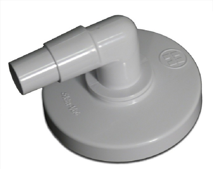 Hayward skim vac  gebogen aansluiting vacuümplaat - 15CM