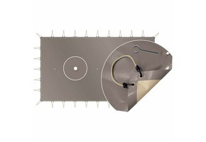 Zwembad Winterzeil PVC 550gr/m2 Skin Cold A-vormen