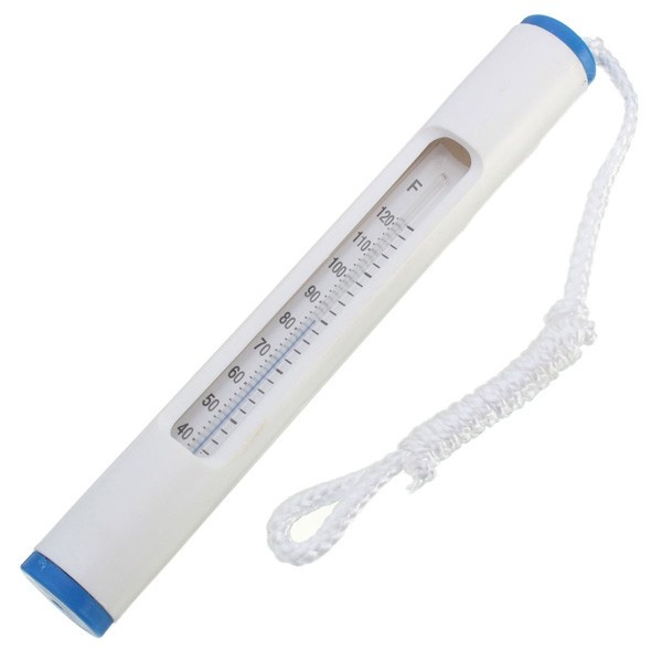 Poolstyle Thermometer Wit