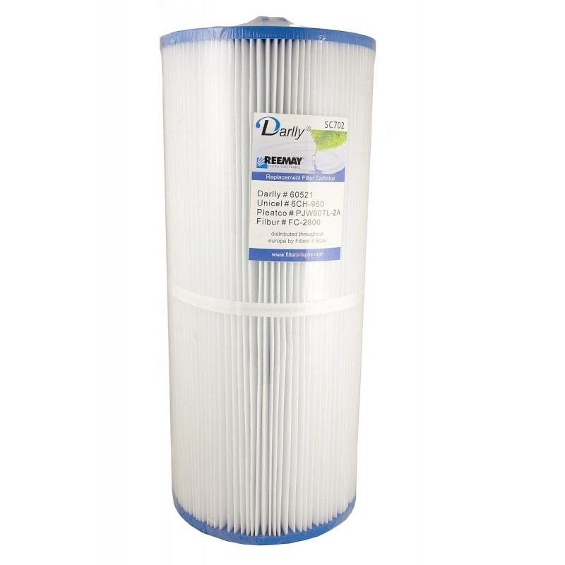 Spa filter Darlly SC702 ( PJW60TL-2A ) 39.4 cm x 17.1 cm