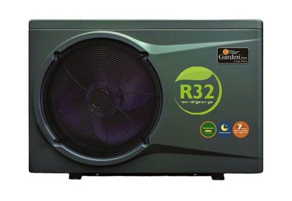 Garden Pac Inverter R32 12.8kW 220v 30-55m3  Zwembad Warmtepomp