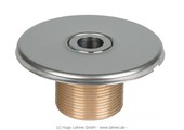 Allfit Bronzen inlaatfitting inclusief ø18mm nozzle 1½”