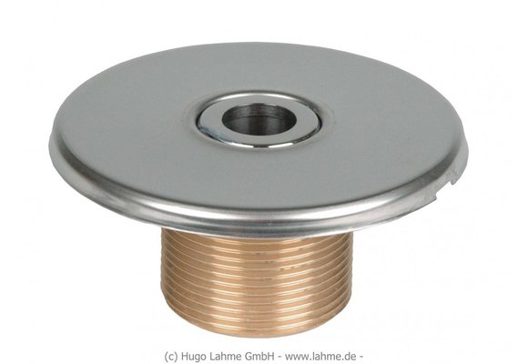 Allfit Bronzen inlaatfitting inclusief Ø18mm nozzle 2”