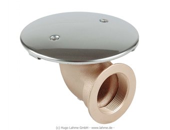 Allfit Bronzen bodemput met anti-wervel deksel
