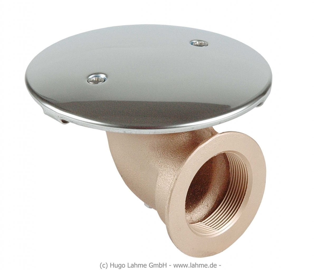Allfit Bronzen bodemput met anti-wervel deksel