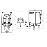 Peristaltische Zwembad Doseerpomp BF 3 liter per uur