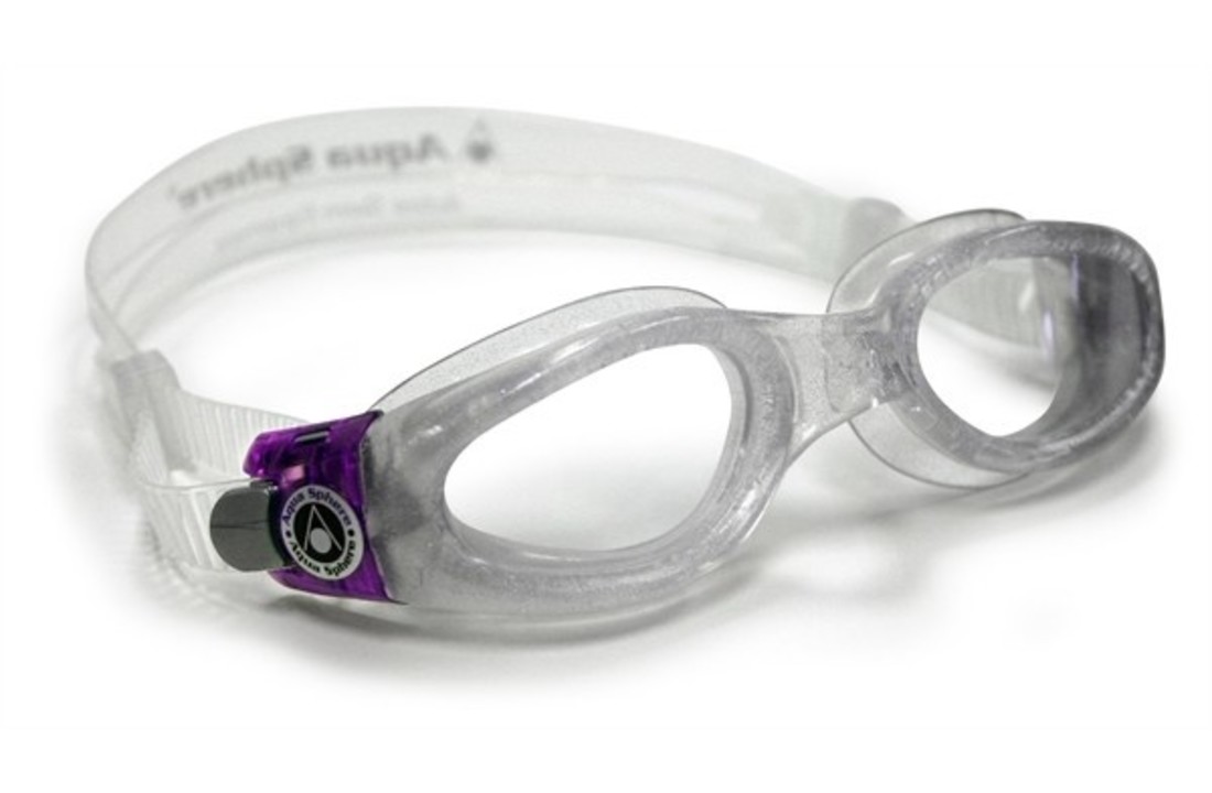 Aqua Sphere Kaiman Lady Zwembril / Duikbril – Clear Lens Sparkle Purple