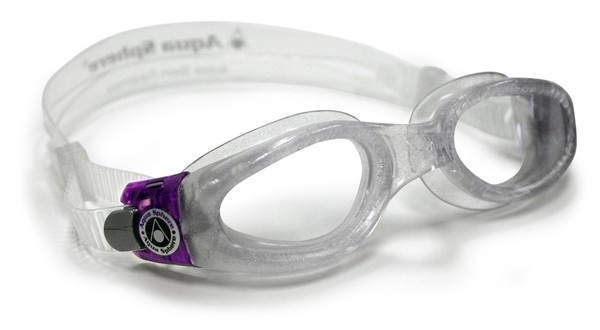 Aqua Sphere Kaiman Lady Zwembril / Duikbril – Clear Lens Sparkle Purple