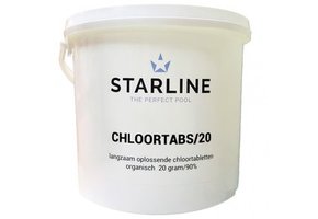 Starline chloortabletten 20 grams - 5 kg