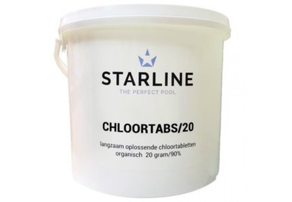 Starline chloortabletten 20 grams - 5 kg