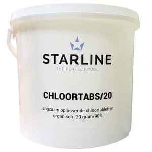 Starline Chloortabs / Chloortabletten 20 Grams 5 Kg